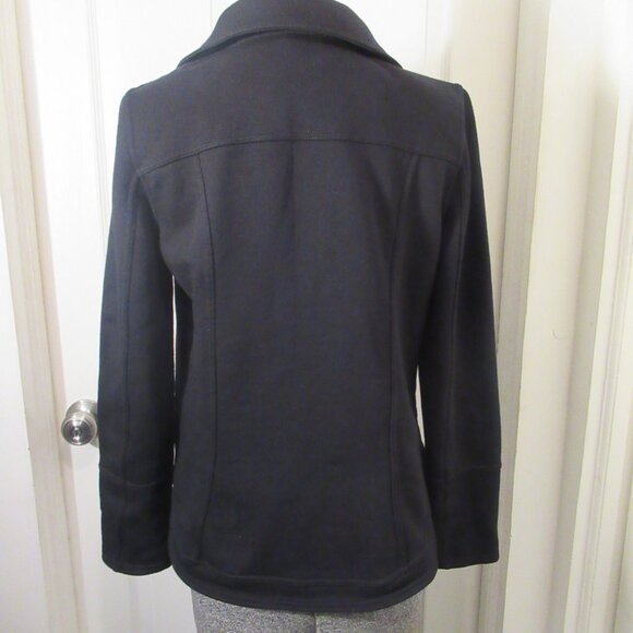 Style & Co Knit Motorcycle Moto Jacket Black, Long Sleeve Zippers Soft, Small - Picture 9 of 15